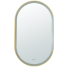 450(W)*900mm(H) Brushed Gold Ellips Framed LED Mirror