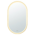 450(W)*900mm(H) Brushed Gold Ellips Framed LED Mirror