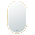 450(W)*900mm(H) Brushed Gold Ellips Framed LED Mirror