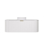 1190X455X400mm Matte White Agena Modern Fluted Wall Hung Vanity PVC Cabinet