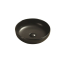 377*377*110mm Matte Black Oban Fine Ceramic Above Counter Basins No Overflow 32mm Waste