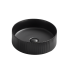 400*400*125mm Matte Black Olley Fine Ceramic Fluted Art Basin No Overflow 32mm Waste