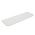 1505X505X20mm Blanco White(WG034) Zero Silica Engineer Curve Stone Top