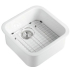Size:483*483*203mmGloss White Elba Fine Fireclay Bar Sink Grid And Waste Included