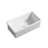 Size:813*483*254mm Gloss White Procida Fine Fireclay Inset/Undermount Sink Single Bowl Grid And Waste Included