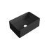 Size:760*459*254mm Bowl Size:724*423*232mm Matte Black Rocca Fine Fireclay Farm House Buttler Sink Single Bowl Grid And Waste Included