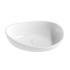 600*370*190mm Gloss White Waverton Solid Surface Stone Above Counter Basin 32mm Waste
