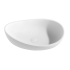 600*370*190mm Matt White Waverton Solid Surface Stone Above Counter Basin 32mm Waste