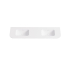 1805X505X140 Matte White Aruro Solid Surface Stone Basin Double Bowl