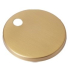 Brushed Gold Hinge Cover In Pair