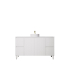 1490X455X860mm Matte White Crete Modern Free Standing Vanity