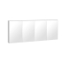 1500*150*750mm Pvc White Shaving Cabinet Four Doors