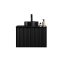 740X455X480mm Matte Black Kliff Modern Fluted Wall Hung Vanity PVC Cabinet