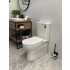 Moi Back To Wall Toilet Suite (Rimless) With Slim PP Seat Cover And Bottom Inlet Cistern T5B
