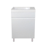 500mm Matte White MDF Bathroom Vanity Single Door Free Standing Cabinet Only