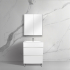 600mm Matte White MDF Bathroom Vanity 2 Drawers Free Standing Cabinet Only