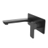 Ivano Series Black Bathtub/Basin Wall Mixer With Spout