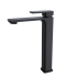 IVANO Solid Brass Matte Black Square Tall Basin Mixer