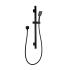 Square Black Handheld Shower With Rail
