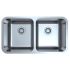 Otus Double Bowl Undermount Sink 822 x 460 x 230mm
