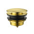 40mm Bath POP-UP Plug With Removabel Waste No Overflow Brushed Gold