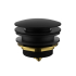 40mm Bath Pop-Up Plug With Removabel Waste No Overflow Matt Black