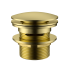 40mm Bath Pop-Up Plug With Removabel Waste With Overflow Brushed Gold