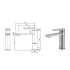 Ruki Basin Mixer Brushed Nickel