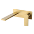 Ruki Wall Basin Mixer Brushed Gold