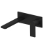 Ruki Wall Basin Mixer Matt Black