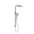 Eden Square Multi-function Shower Set Gun Metal, 200mm Plastic Shower Head