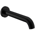 Yale L-Cylinda Bath Spout 200mm Matt Black