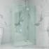 10mm Corner Frameless Shower Screens, L Shape, Pivot Door