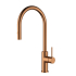 Otus Slimline SS Gooseneck Pull-Out Sink Mixer Brushed Copper
