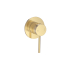 Otus Slimline SS Wall Mixer Trim Kits in Brushed Gold