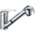 Ruby Slim Rectangle Handle Pull-Out Sink Mixer Chrome