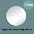 700mm Pencil Edge Round Bathroom Plain Mirror