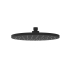 Otus Round Plastic Shower Head 200mm Matte Black