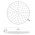 Otus Round Overhead Shower Chrome