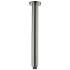 Round Vertical Shower Arm Brushed Nickel