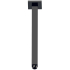 Square Vertical Shower Arm Matt Black