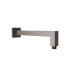 Square Horizontal Shower Arm Brushed Nickel