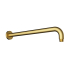 Round Horizontal Shower Arm Brushed Gold