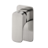 Eden  Round Cornered Rectangle Handle Wall Mixer Brushed Nickel 