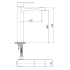Nova High Rise Basin Mixer Chrome