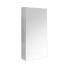 390MM Pencil Mirror Gloss White 2PAC MDF 1/DR Shaving Cabinet