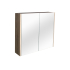 750mm Pencil Mirror White Oak MDF 2 Doors Shaving Cabinet
