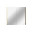 750mm Pencil Mirror White Oak MDF 2 Doors Shaving Cabinet