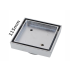Nana 115x115mm Brass Chrome Smart Tile Insert Floor Waste Shower Grate Drain