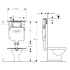 Agena Sigma Inwall Floor Toilet Suite Rimless Wall Faced Floor Pan
